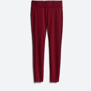 Dictionary Catriana Ponte Skinny Pant in Burgundy, Size XL